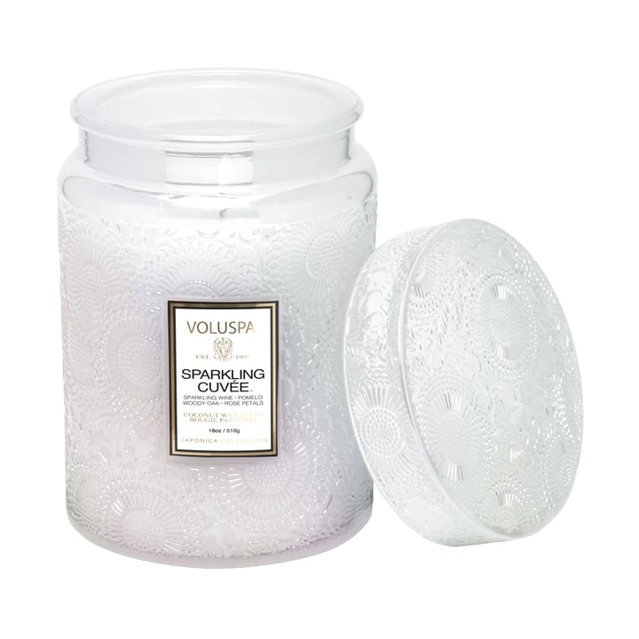 Geurkaars in glazen pot 100 uur - Sparkling Cuvée - Voluspa