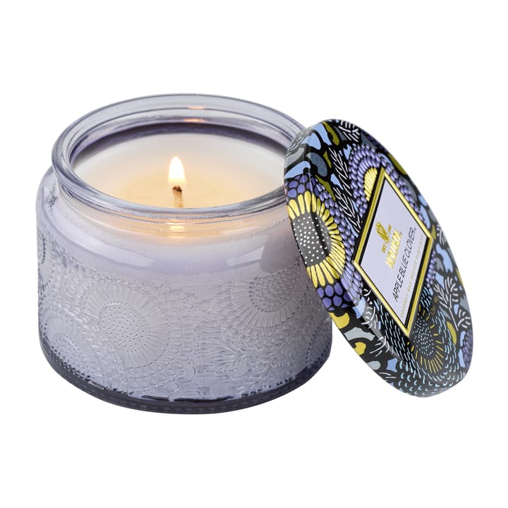Geurkaars in glazen pot 25 uur - Apple Blue Clover - Voluspa