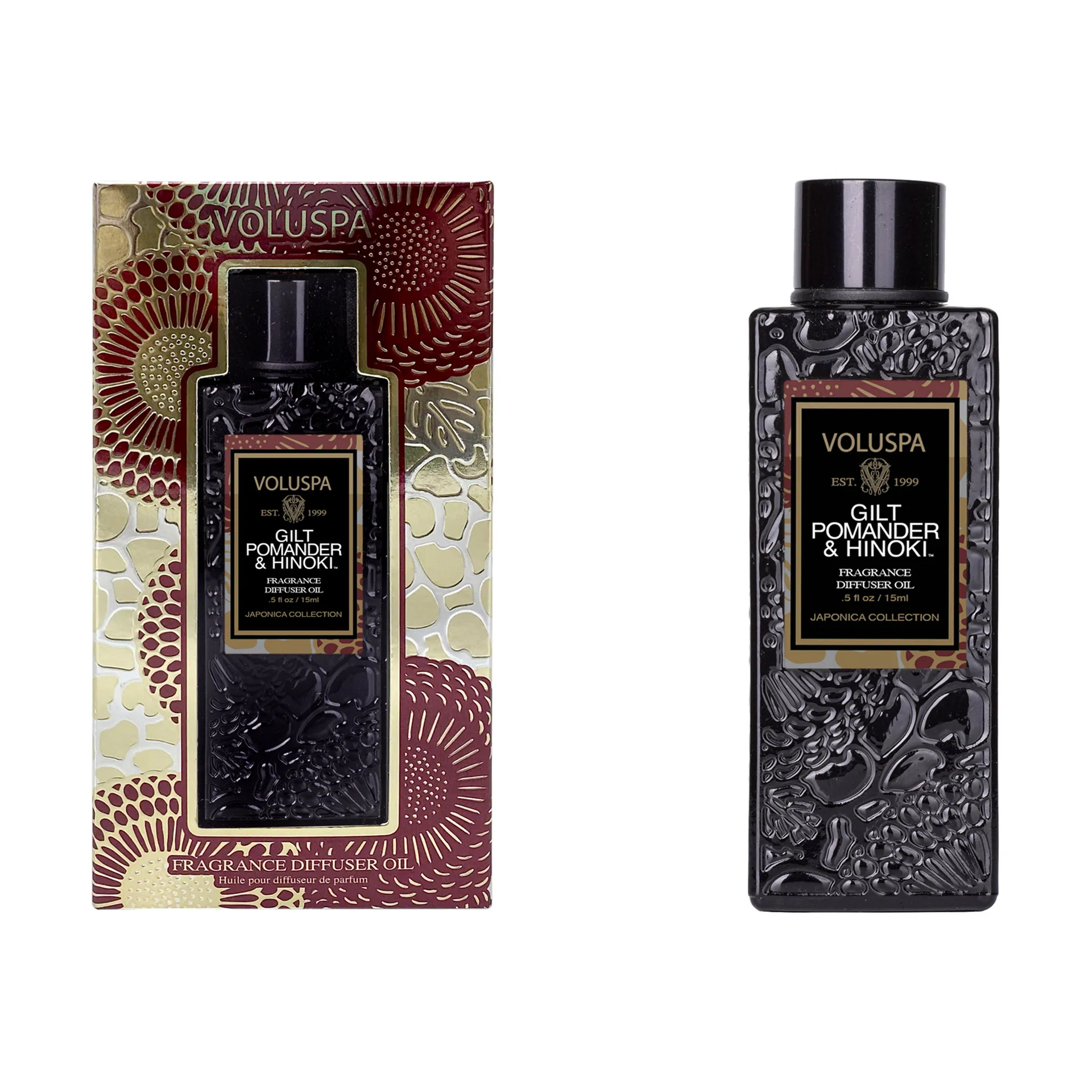 Gilt Pomander & Hinoki etherische olie, 15 ml Voluspa