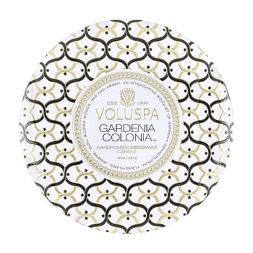 Maison Blanc 3-wick Tin geurkaars 40 uur - Gardenia Colonia - Voluspa
