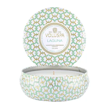 Maison Blanc 3-wick Tin geurkaars 40 uur - Laguna - Voluspa