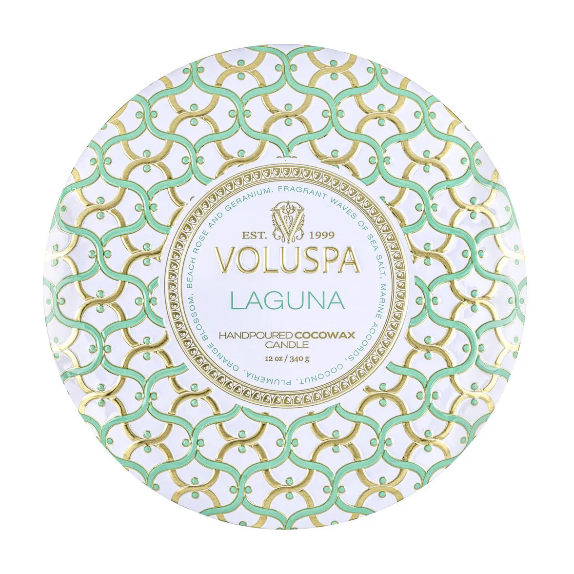Maison Blanc 3-wick Tin geurkaars 40 uur, Laguna Voluspa
