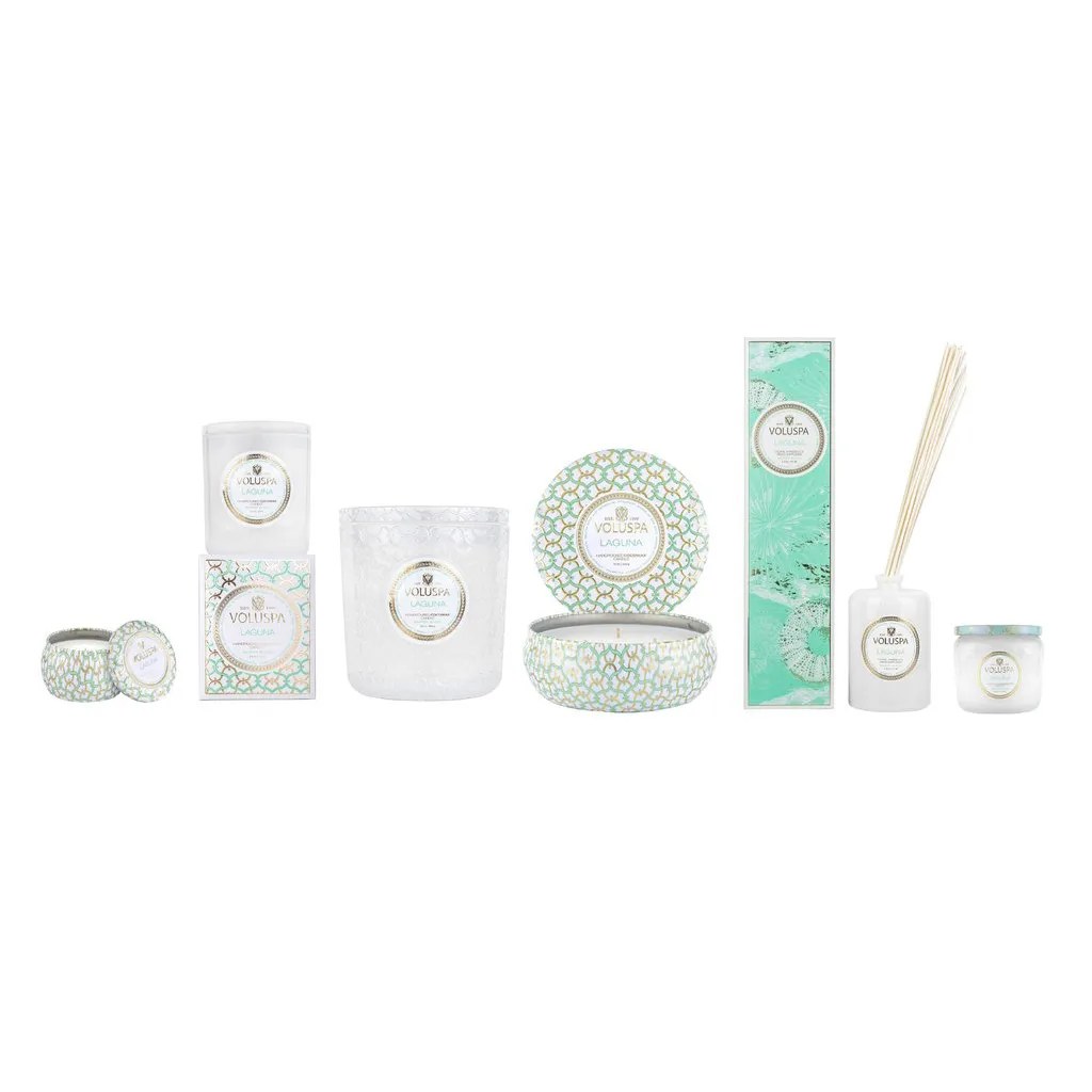Maison Blanc 3-wick Tin geurkaars 40 uur, Laguna Voluspa