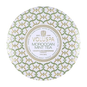 Maison Blanc 3-wick Tin geurkaars 40 uur - Moroccan Mint Tea - Voluspa