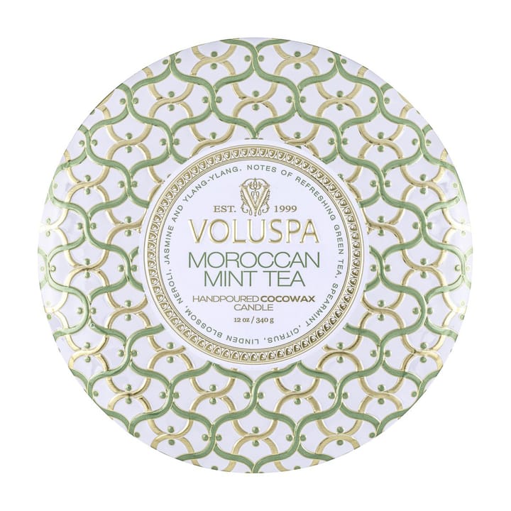 Maison Blanc 3-wick Tin geurkaars 40 uur - Moroccan Mint Tea - Voluspa