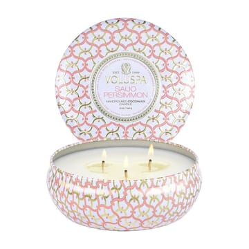 Maison Blanc 3-wick Tin geurkaars 40 uur - Saijo Persimmon - Voluspa