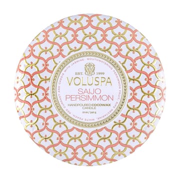 Maison Blanc 3-wick Tin geurkaars 40 uur - Saijo Persimmon - Voluspa