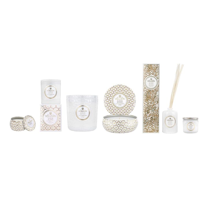 Maison Blanc geurstokjes 177 ml, Suede Blanc Voluspa