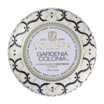 Maison Blanc Mini Tin geurkaars 25 uur - Gardenia Colonia - Voluspa