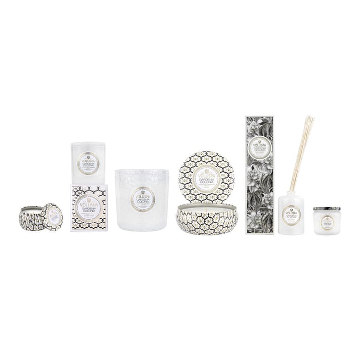 Maison Blanc Mini Tin geurkaars 25 uur, Gardenia Colonia Voluspa