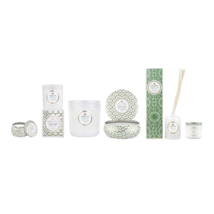 Maison Blanc Mini Tin geurkaars 25 uur, Moroccan Mint Tea Voluspa
