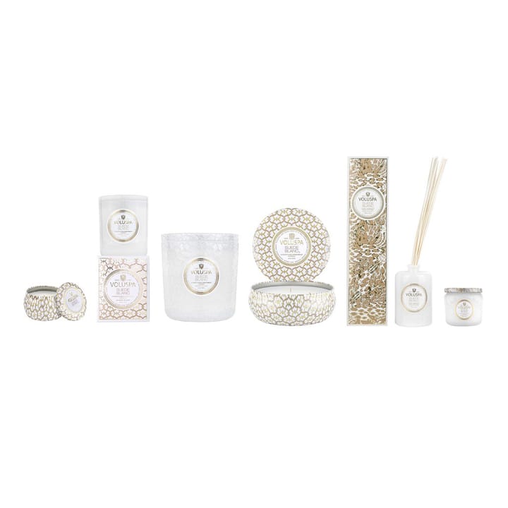 Maison Blanc Mini Tin geurkaars 25 uur, Suede Blanc Voluspa