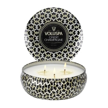 Maison Noir 3-wick Tin geurkaars 40 uur - Crisp Champagne - Voluspa