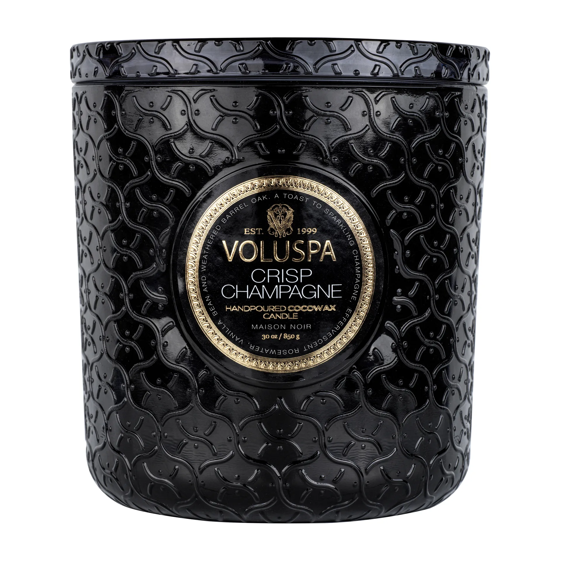 Maison Noir Luxe geurkaars 80 uur, Crisp Champagne Voluspa