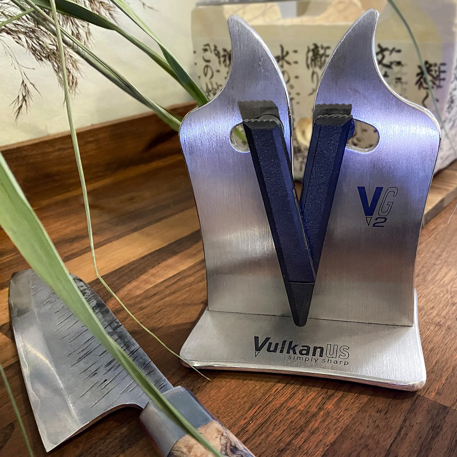Vulkanus VG2 Professional messenslijper, Roestvrij staal Vulkanus
