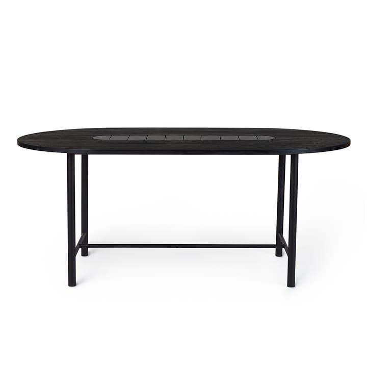 Be My Guest tafel 180 cm - Zwartgeolied eikenhout-zwart - Warm Nordic