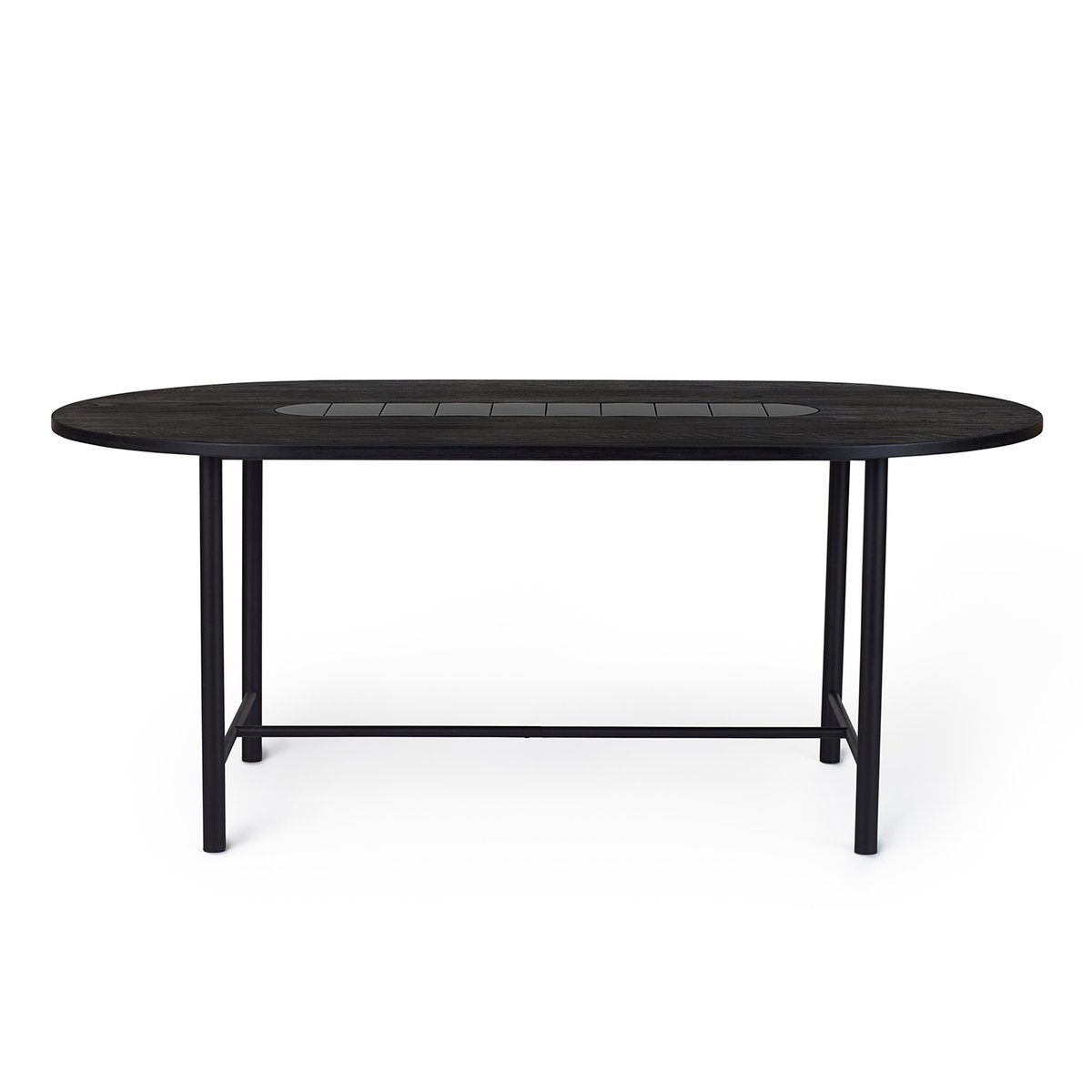 Warm Nordic Be My Guest tafel 180 cm Zwartgeolied eikenhout-zwart