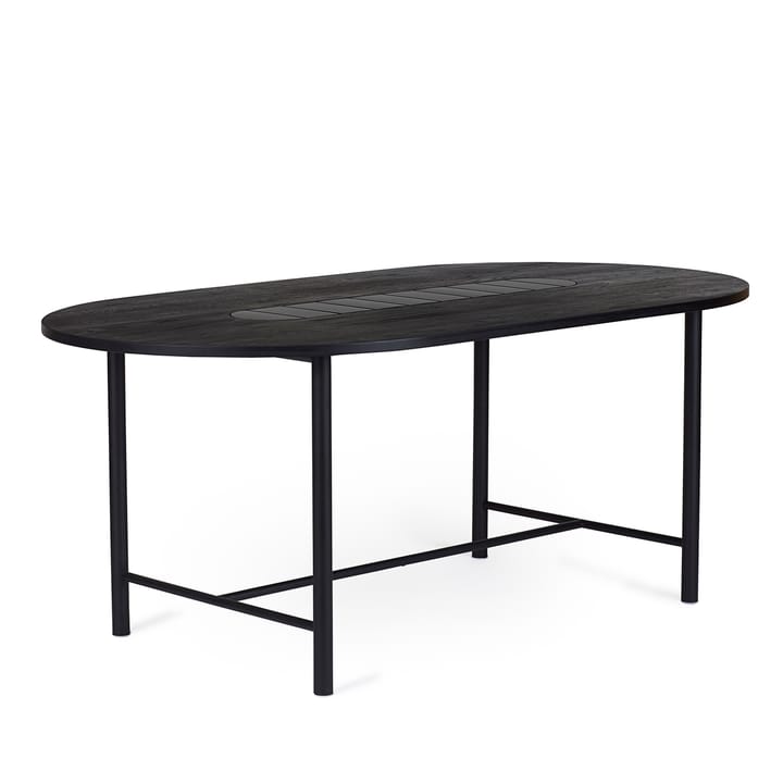 Be My Guest tafel 180 cm - Zwartgeolied eikenhout-zwart - Warm Nordic