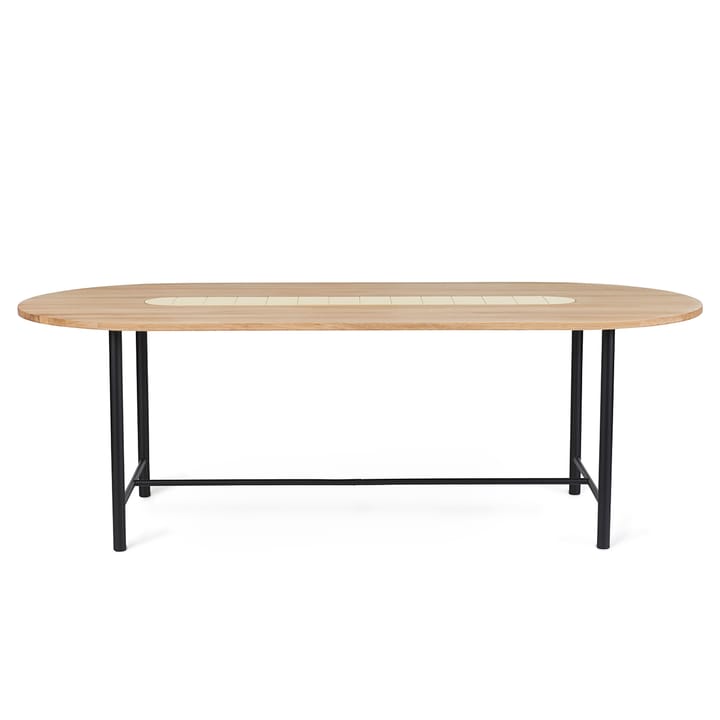 Be My Guest tafel 220 cm - Witgeolied eikenhout-geel - Warm Nordic