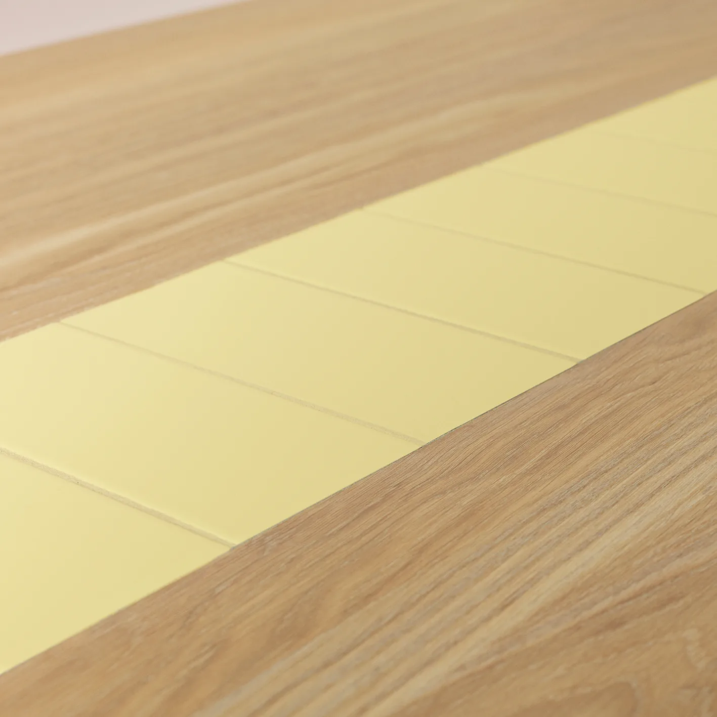 Be My Guest tafel 220 cm, Witgeolied eikenhout-geel Warm Nordic