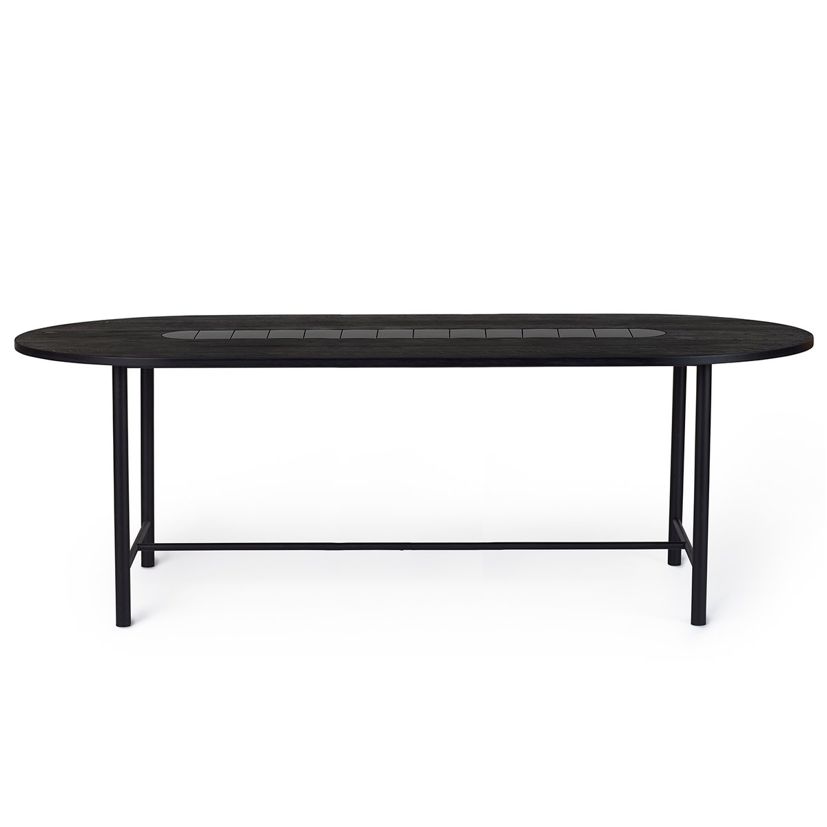 Warm Nordic Be My Guest tafel 220 cm Zwartgeolied eikenhout-zwart