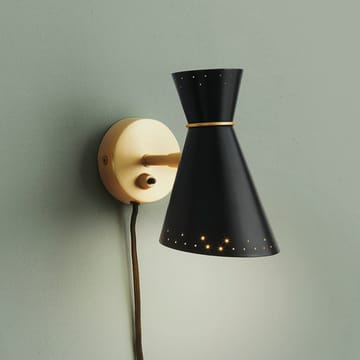 Bloom muurlamp - black noir - Warm Nordic