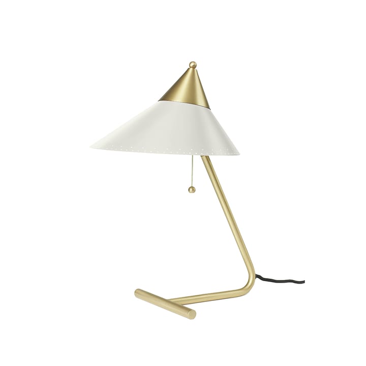 Brass Top tafellamp - warm white, messing onderstel - Warm Nordic
