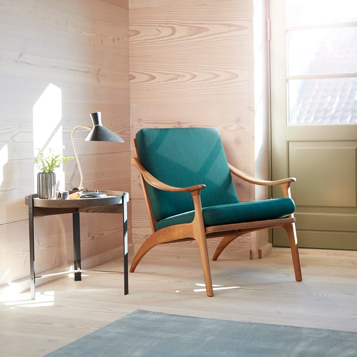 Compose salontafel Ø50 cm met messing onderstel, Smoked oak Warm Nordic