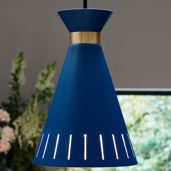 Cone hanglamp - azure blue - Warm Nordic