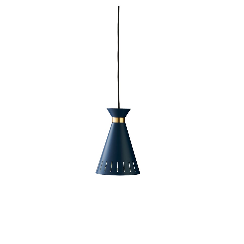 Warm Nordic Cone hanglamp azure blue