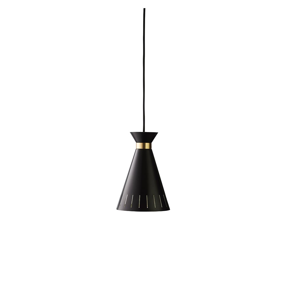 Warm Nordic Cone hanglamp black noir