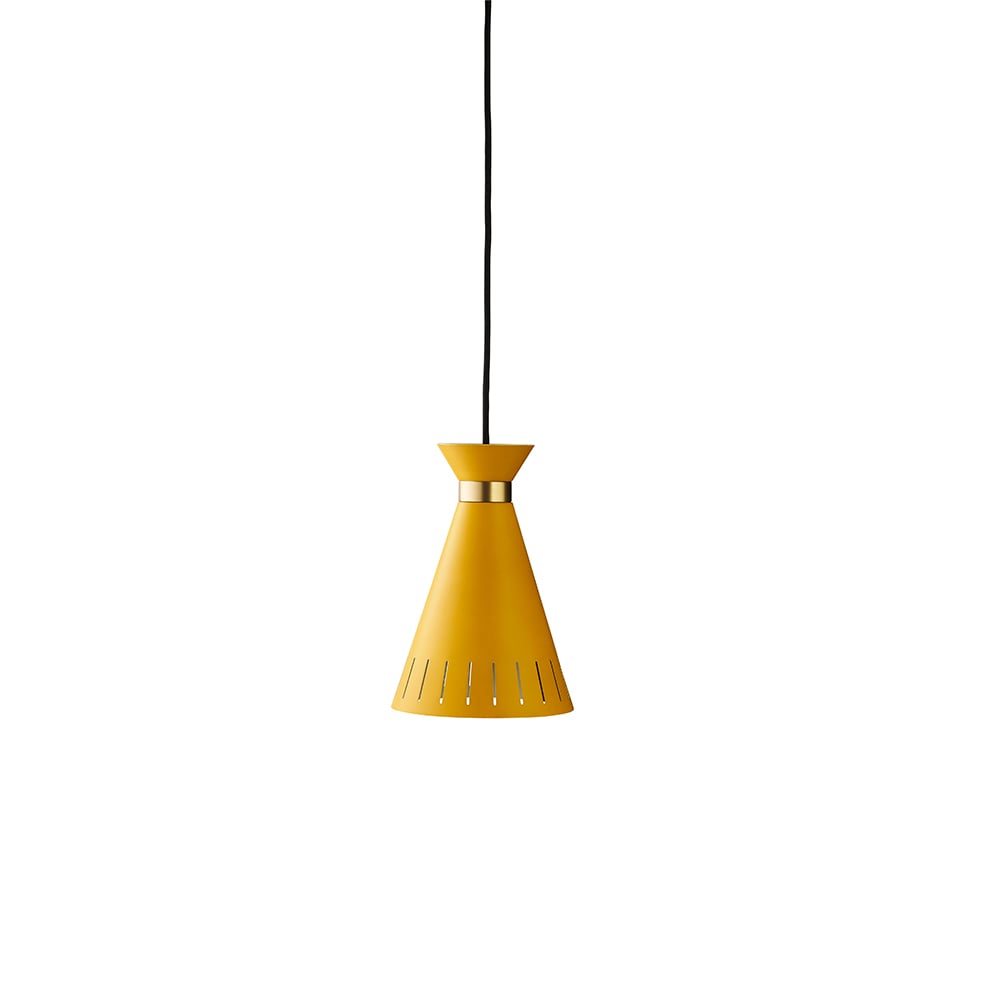 Warm Nordic Cone hanglamp honey yellow