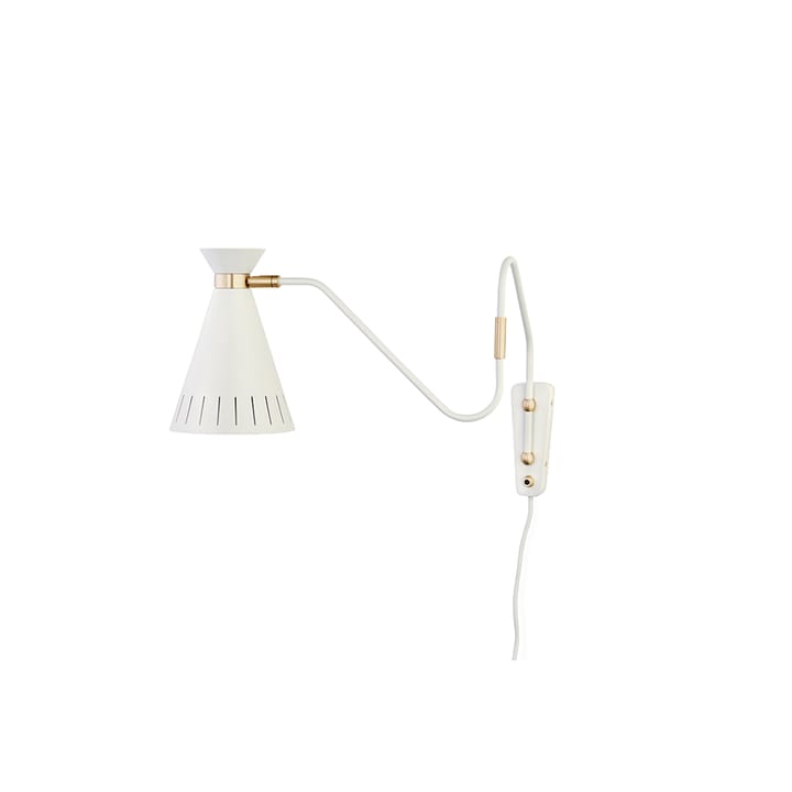 Cone muurlamp - warm white, messing details - Warm Nordic