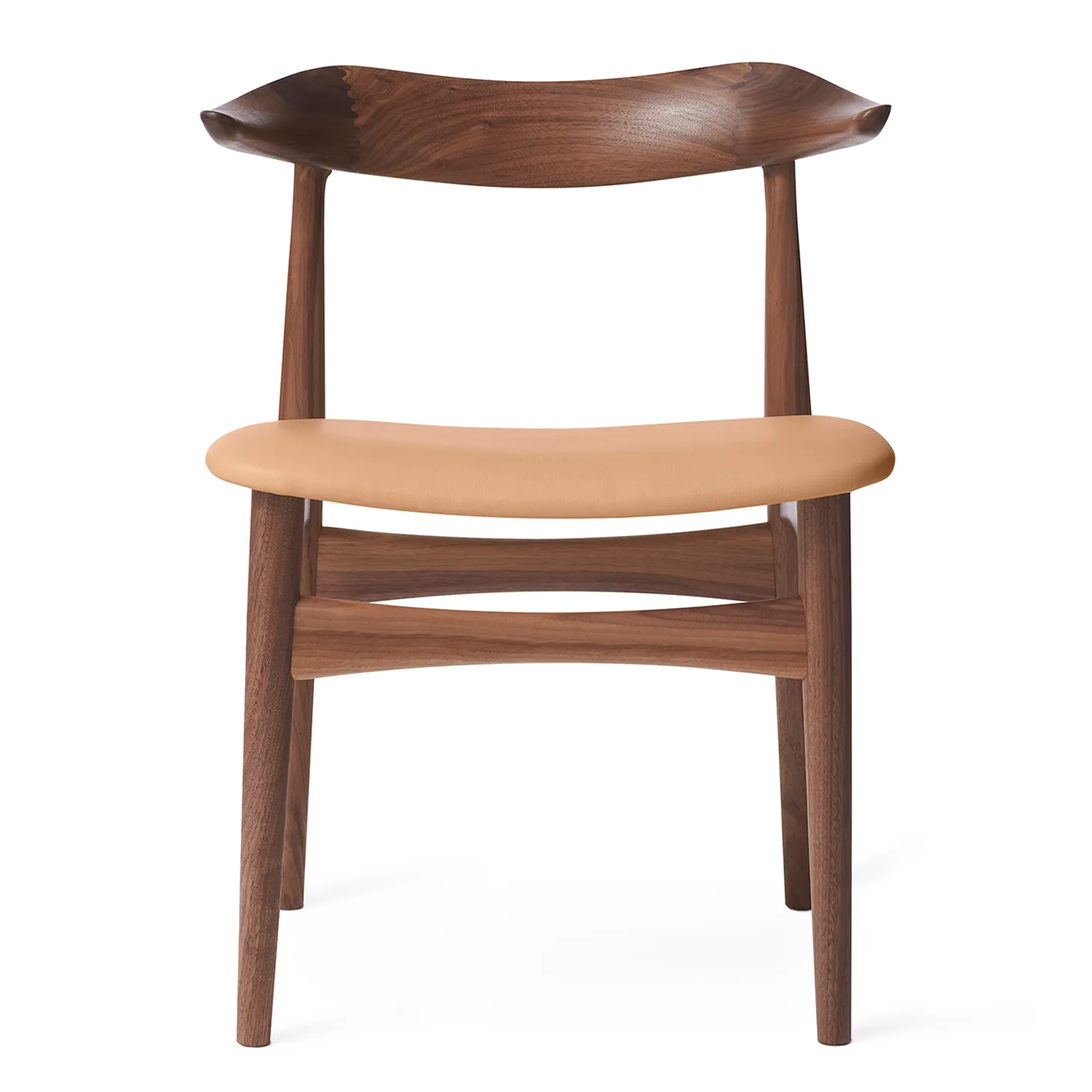 Cow Horn stoel walnoten, Soavé nature Warm Nordic