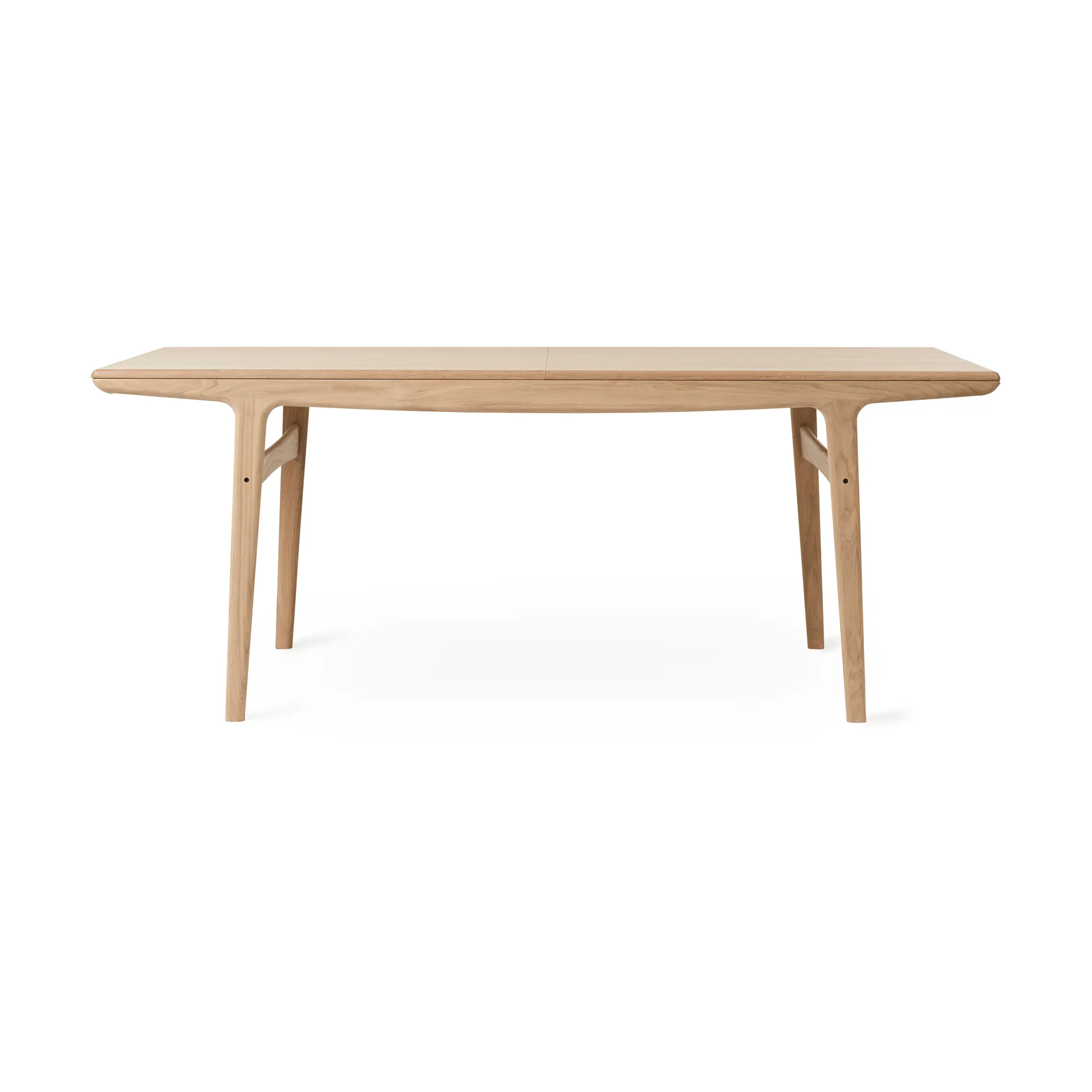 Evermore eetkamertafel incl. 2 verlengplaten van 45 cm, Natuurlijke eik, 190 cm Warm Nordic