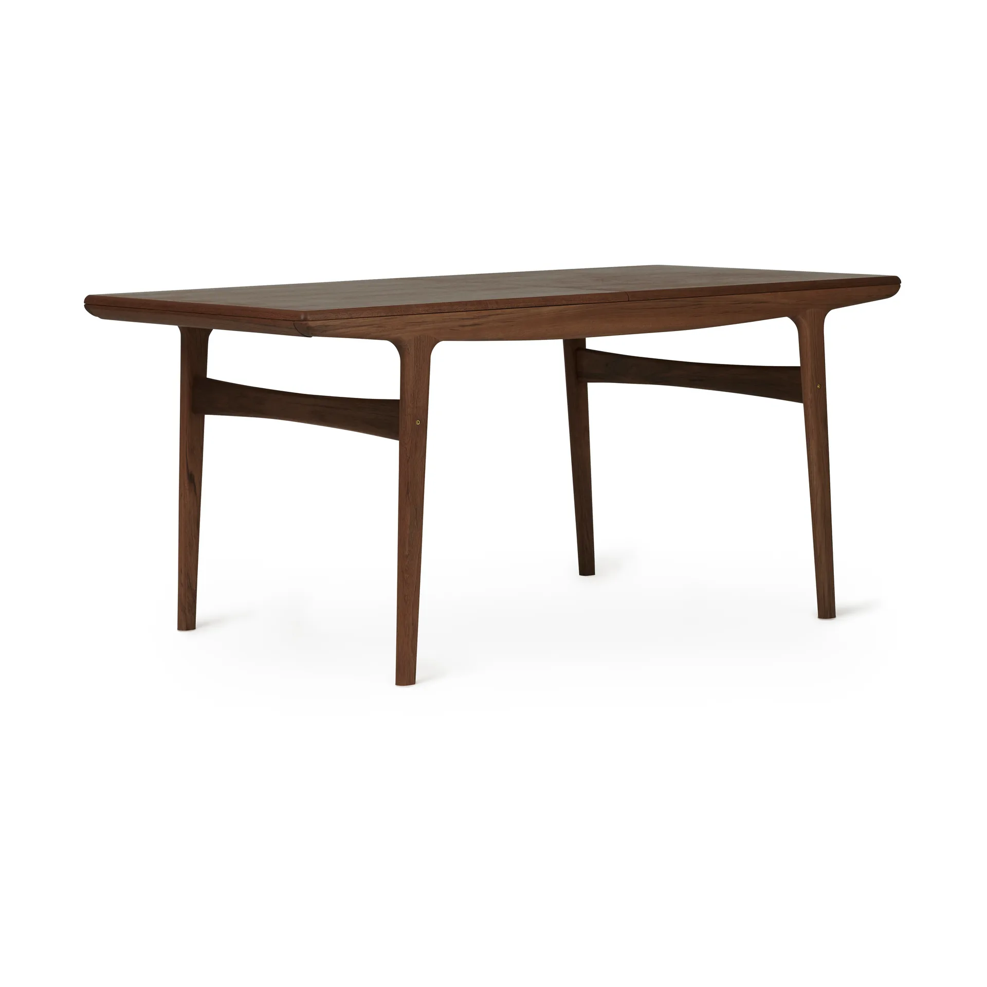 Evermore eetkamertafel incl. 2 verlengplaten van 45 cm, Oiled walnut, 160 cm Warm Nordic