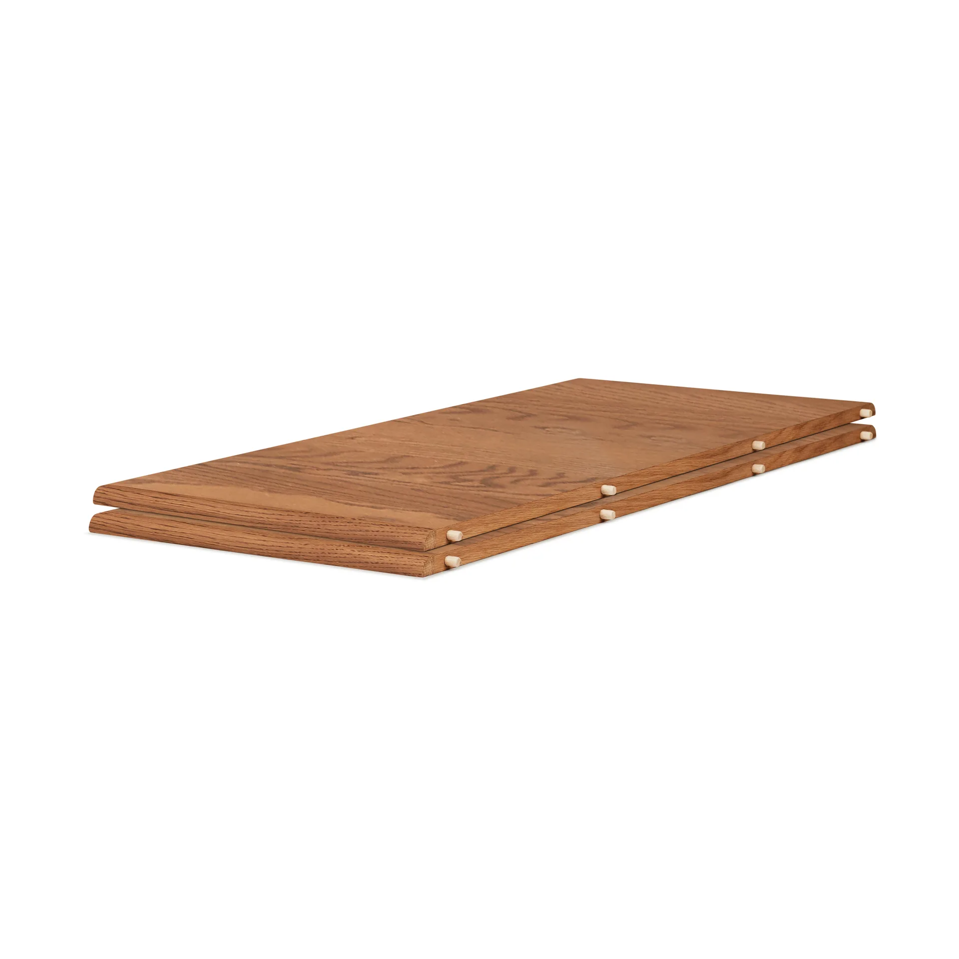 Evermore eetkamertafel incl. 2 verlengplaten van 45 cm, Teak geoliede eik, 190 cm Warm Nordic
