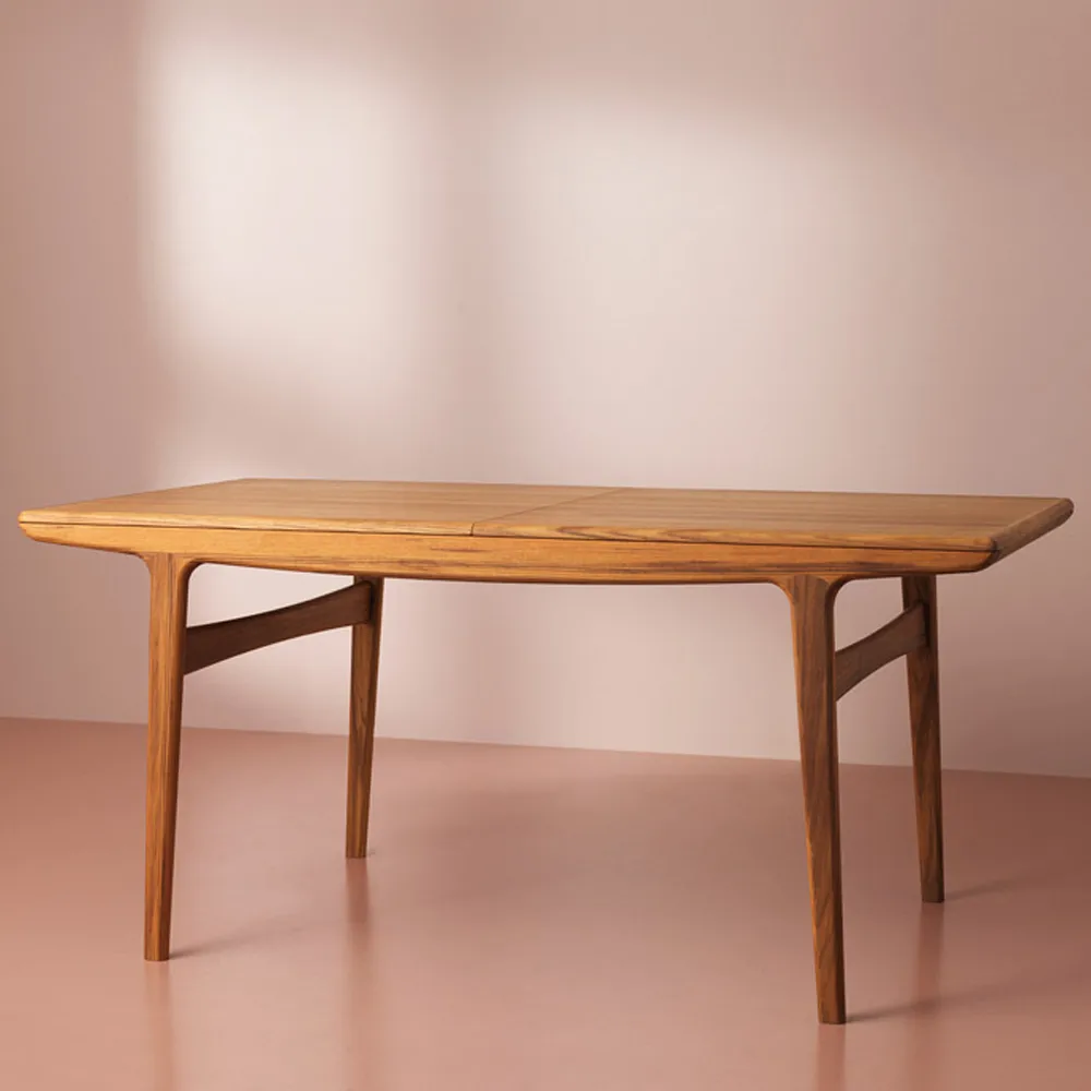 Evermore eettafel, eikenhout witgeolied, 160 cm Warm Nordic