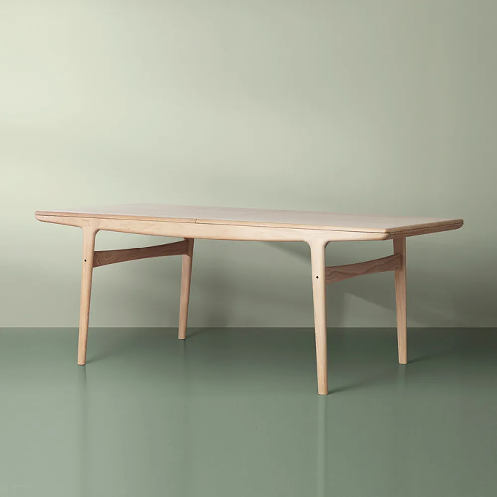 Evermore eettafel, eikenhout witgeolied, 160 cm Warm Nordic
