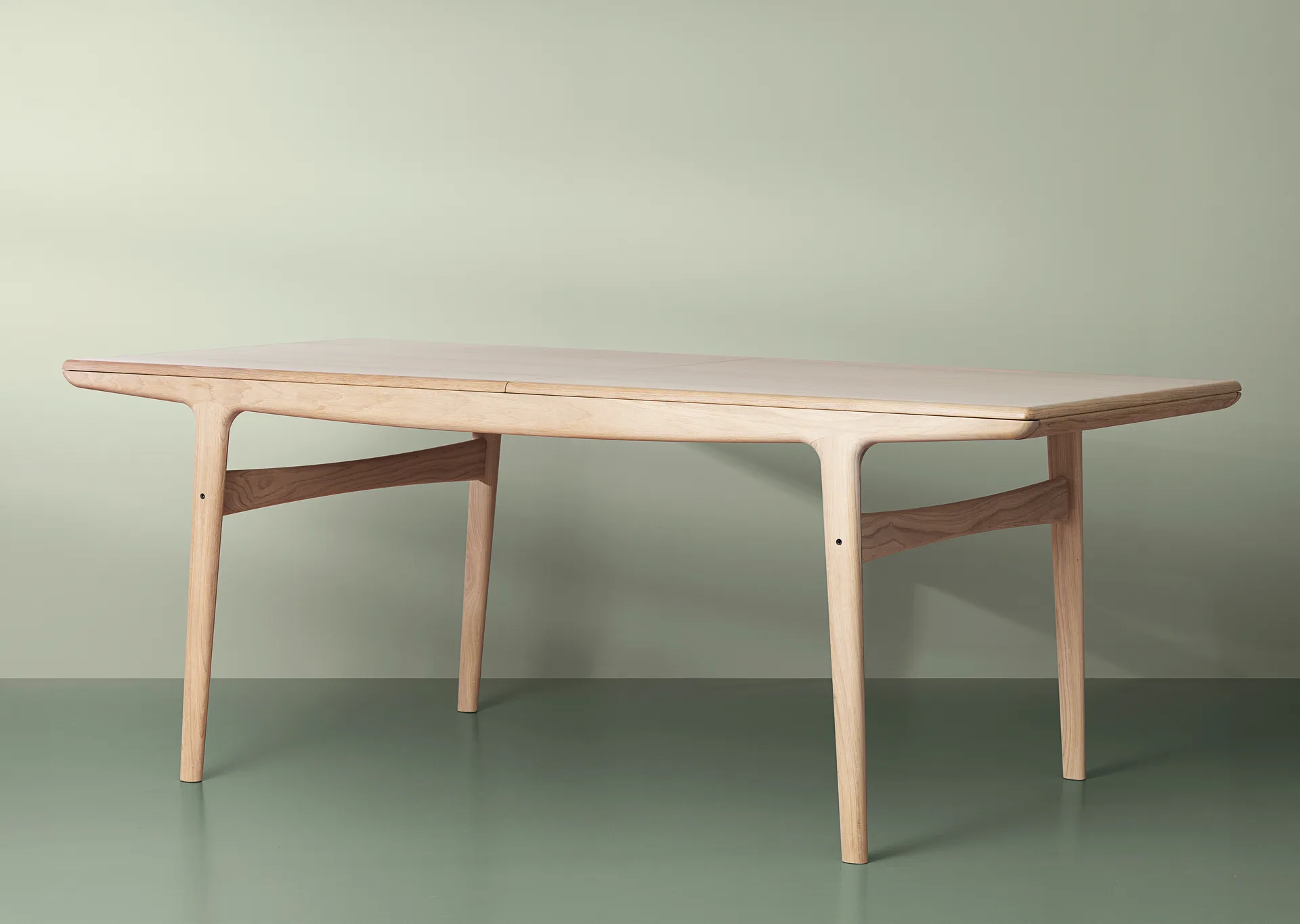 Evermore eettafel, Natuurlijke eik, 190 cm Warm Nordic