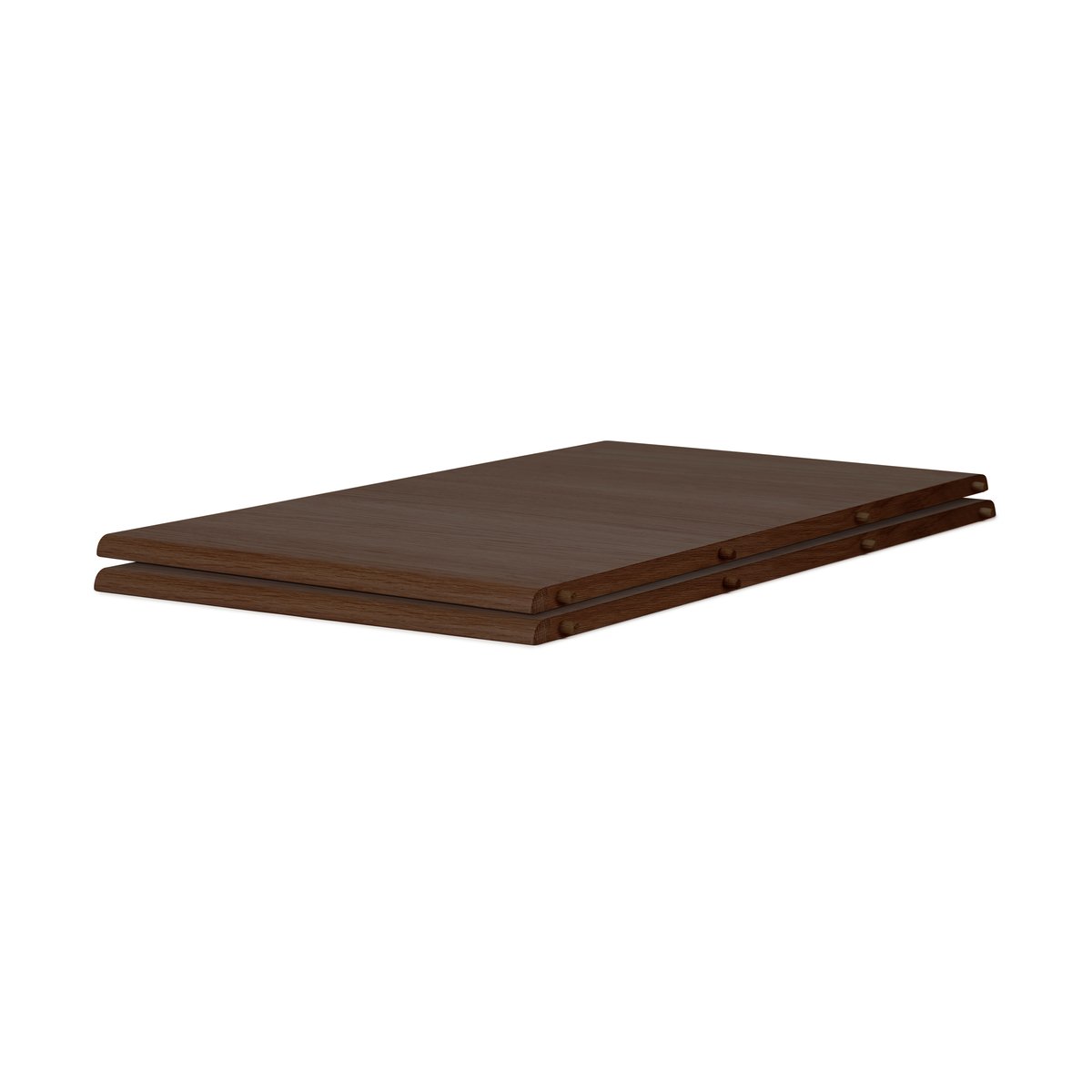 Warm Nordic Evermore tussenblad walnoothout geolied, l160, 2 st.