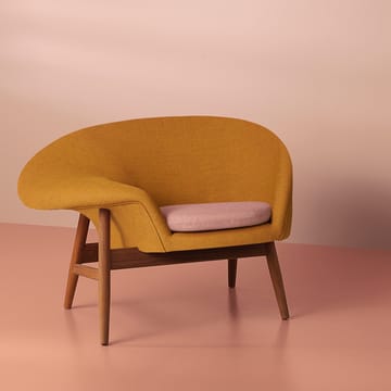 Fried Egg fauteuil - Dark ochre-pale rose - Warm Nordic