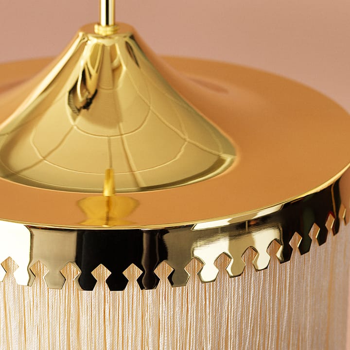 Fringe hanglamp, cream white, groot Warm Nordic