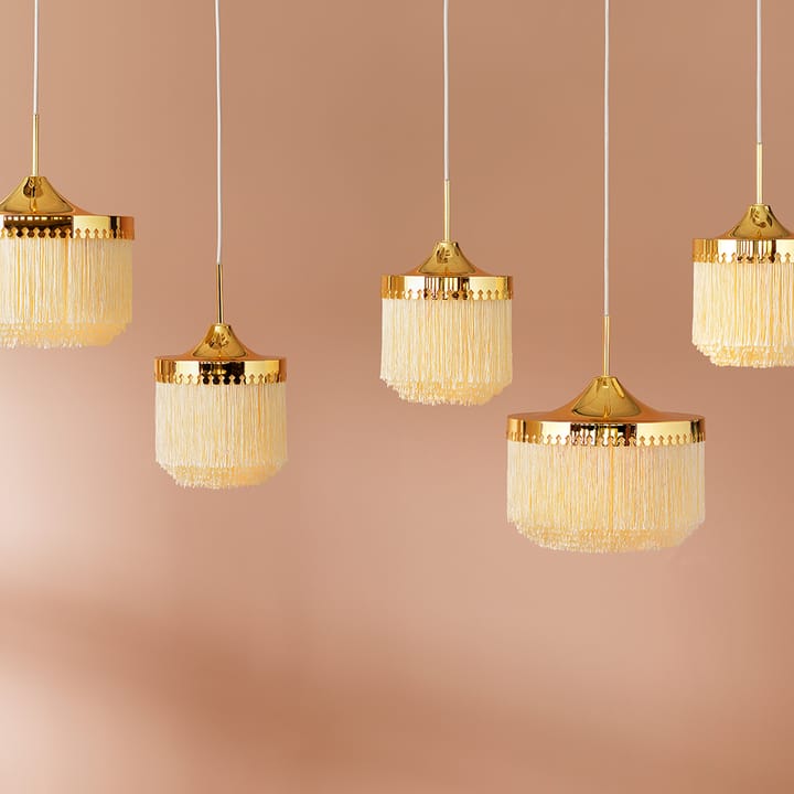 Fringe hanglamp, cream white, groot Warm Nordic