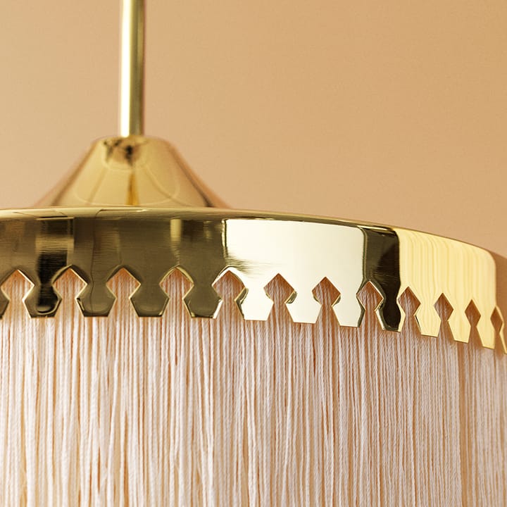 Fringe hanglamp, cream white, groot Warm Nordic