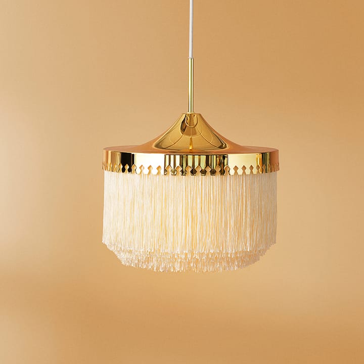 Fringe hanglamp, cream white, groot Warm Nordic