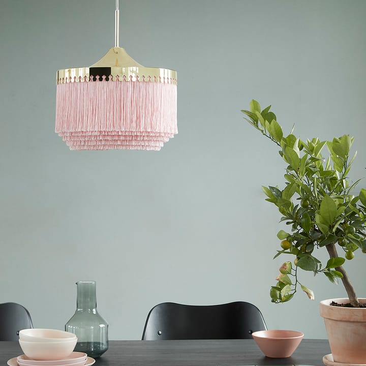 Fringe hanglamp, cream white, groot Warm Nordic