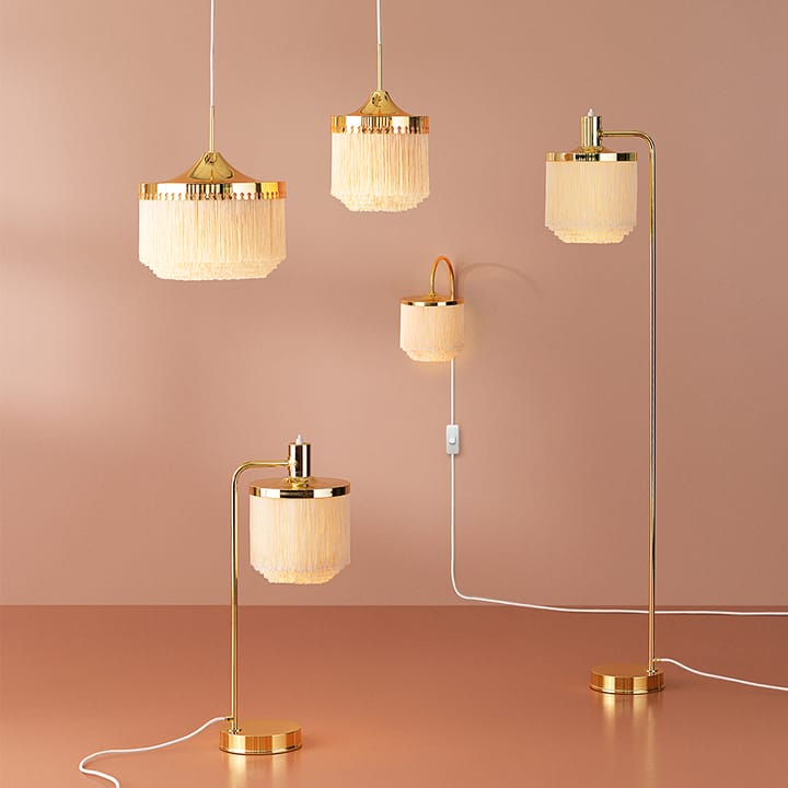 Fringe tafellamp, cream white Warm Nordic