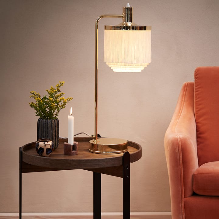 Fringe tafellamp, cream white Warm Nordic
