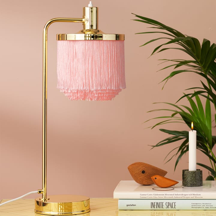 Fringe tafellamp, cream white Warm Nordic